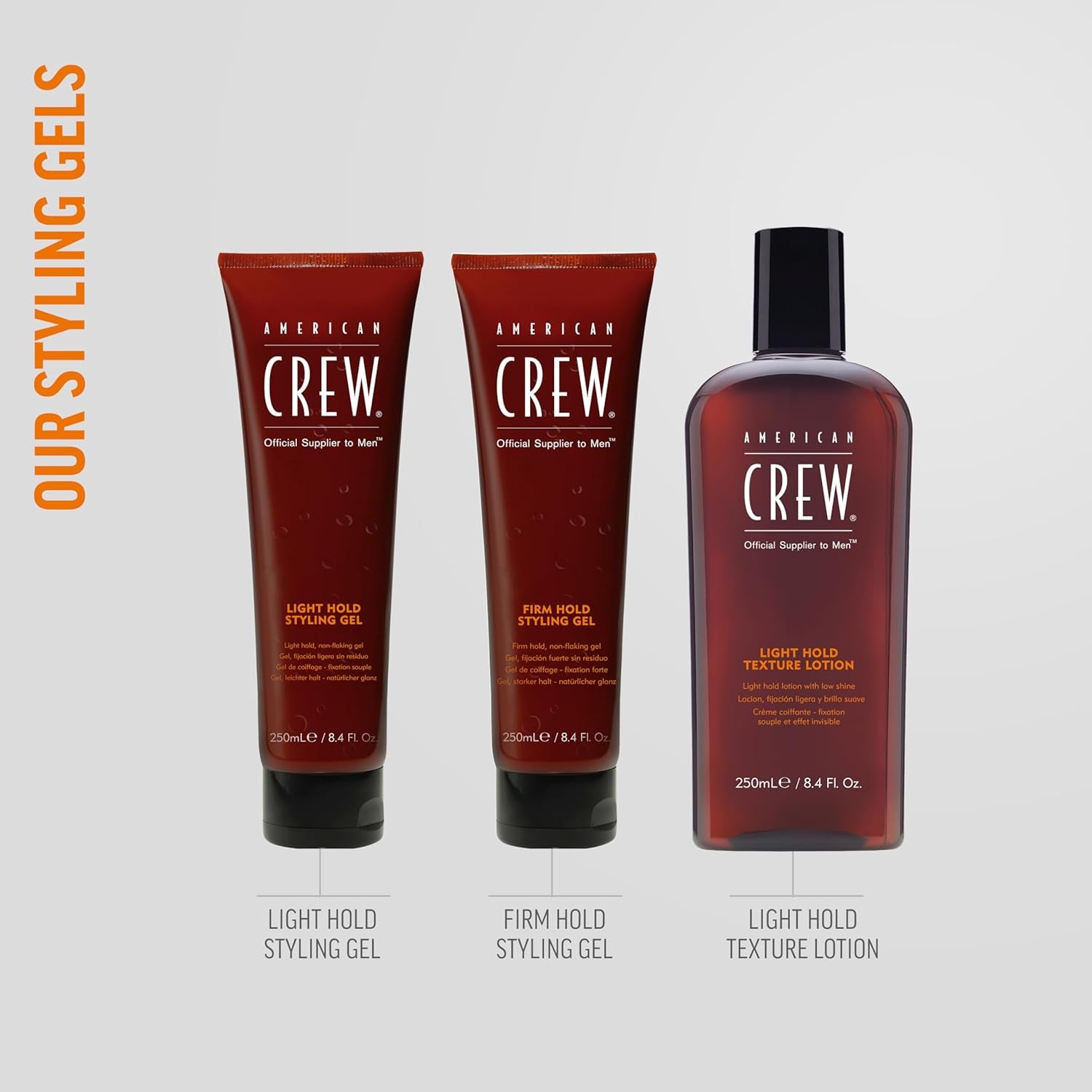 Men'S Hair Gel, Light Hold, Non-Flaking Styling Gel, 13.1 Fl Oz
